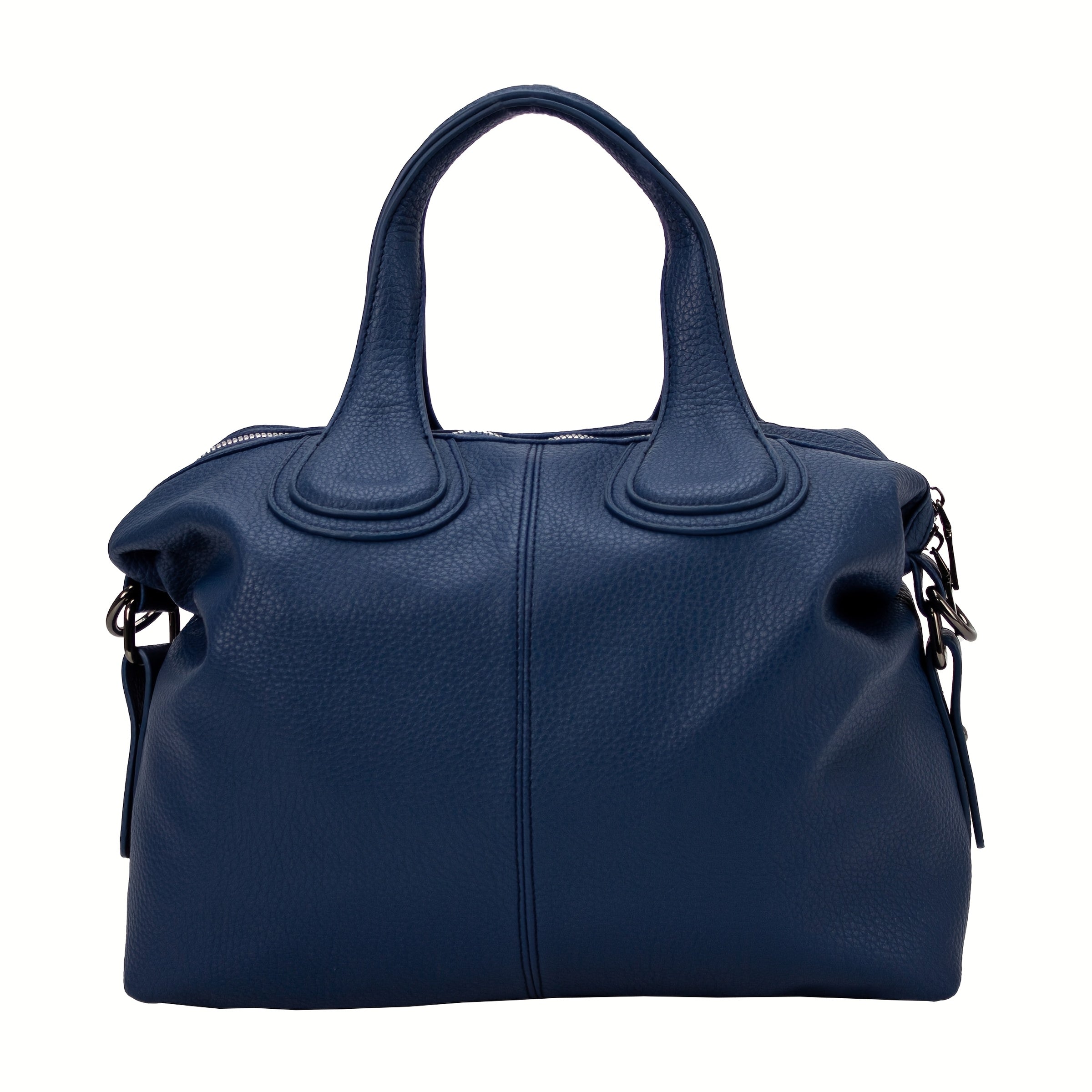 Bolso de Hombro Tote Suave y Cómodo de Color Sólido, Bolso de Uso Diario y Combinable para Mujeres