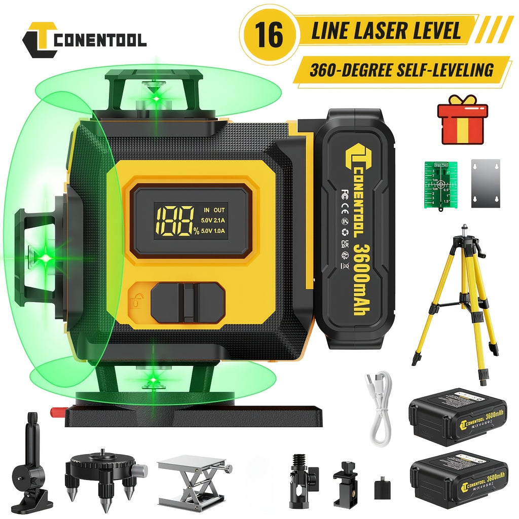 Nivel láser para instalación y reformas | 16 l y control remoto