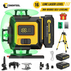 Nivel láser para instalación y reformas | 16 l y control remoto