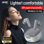 Auriculares Bluetooth | [Acer 2026 Nuevo] Auriculares inalámbricos TWS con graves potentes, llamadas estéreo, cancelación de ruido, duración