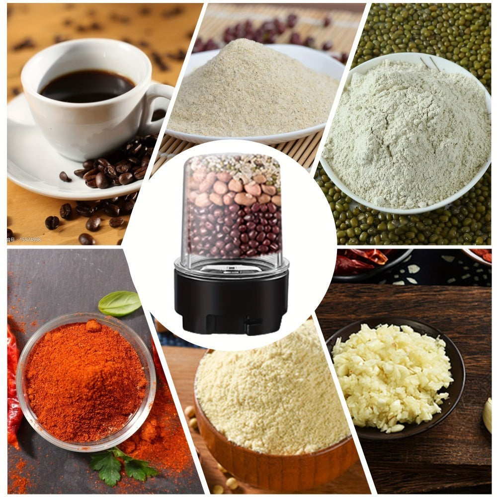 BioloMix Procesador de alimentos multifuncional 3 en 1, exprimidor portátil, licuadora, mezcladora de batidos personal, picadora de alimentos y molinillo seco