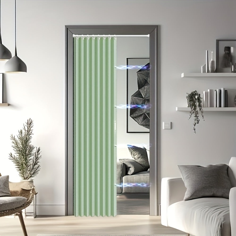 1 Cortina Magnética para Puerta, Cubierta Aislante para Puerta, Cortina Opaca para Puerta, Fácil de Instalar, Dormitorio, Sala de Estar, Cocina, División de Habitación