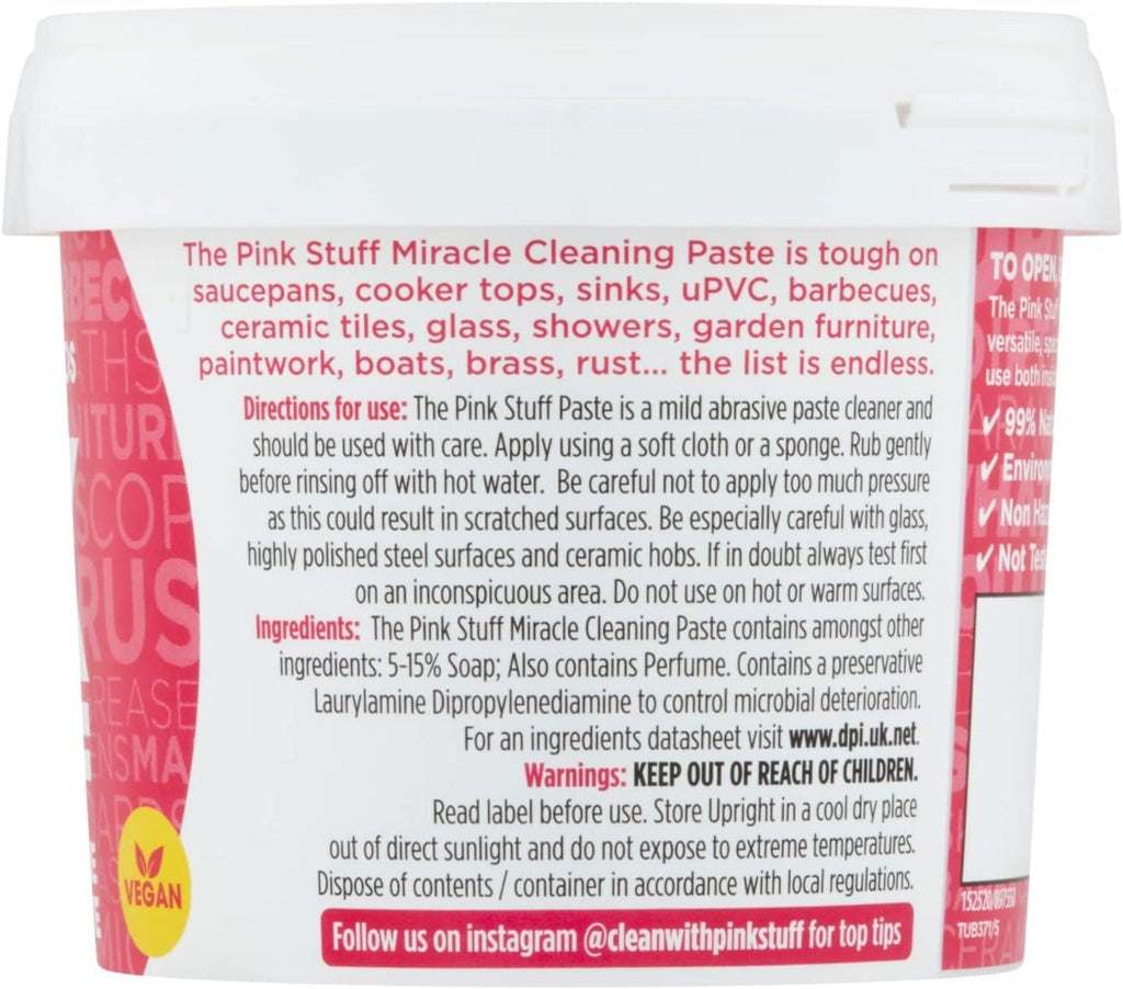 The Pink Stuff 850g, Limpieza Hogar Pasta Limpiadora Multiusos ideal para Eliminar Manchas y Suciedad, Eficaz y Concentrado, Fácil Aplicación