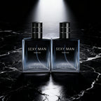Set de Perfumes de 3 Opciones (Paquete de 2) (2 X 55 ml/1.8 oz) | Botellas con Degradado Negro/Azul | Aroma a Bergamota y Cuero | Perfecto para Inauguración de Casa y Uso Personal