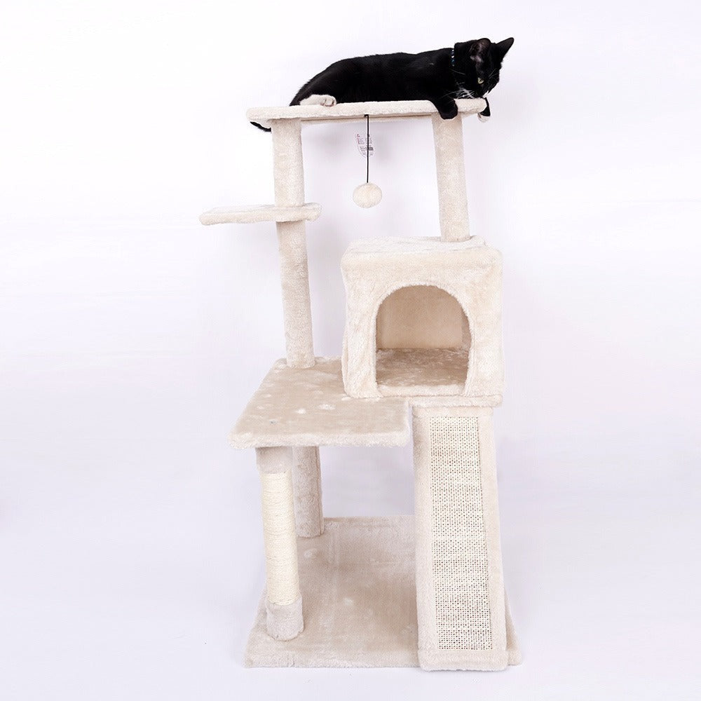 Arobol rascador para Gatos Rascador para Gato Postes rascador para Gatos Grande 105x40x40cm Varias Niveles
