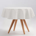 Mantel liso antimanchas impermeable suave y resistente, uso diario mesa salón o exterior cuadrada, rectangular, redonda, estilo mediterráneo para el hogar y exterior