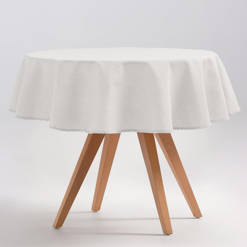 Mantel liso antimanchas impermeable suave y resistente, uso diario mesa salón o exterior cuadrada, rectangular, redonda, estilo mediterráneo para el hogar y exterior