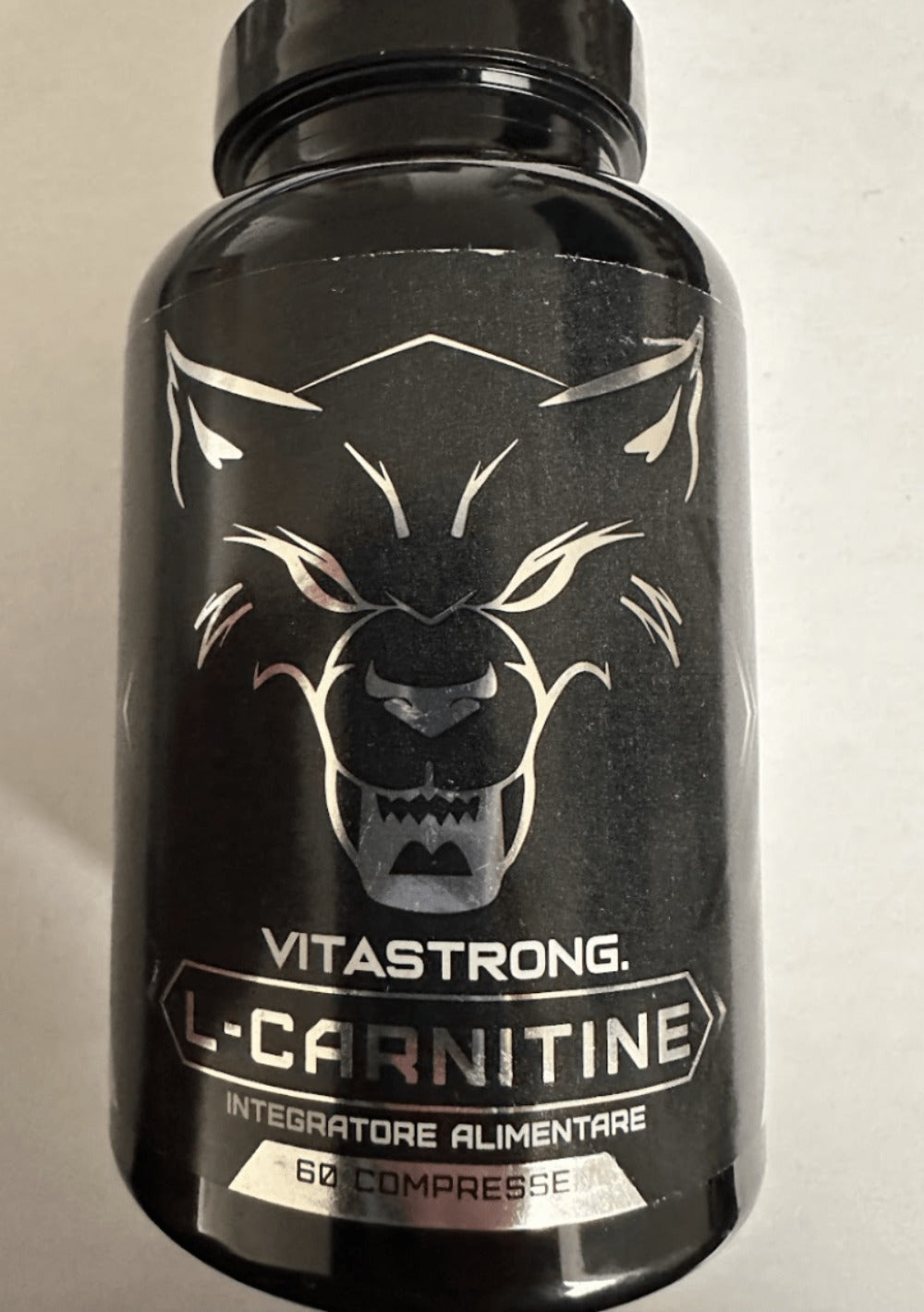 Vitastrong L-Carnitine 60 Tabletas | Suplemento Alimenticio con Acetyl L-Carnitine 1000 Mg Por Tableta, Fórmula Vegana, Sin Gluten