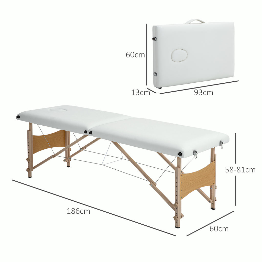 Camilla de masaje plegable 87 cm plegable | Fisioterapia estética masaje y uso profesional