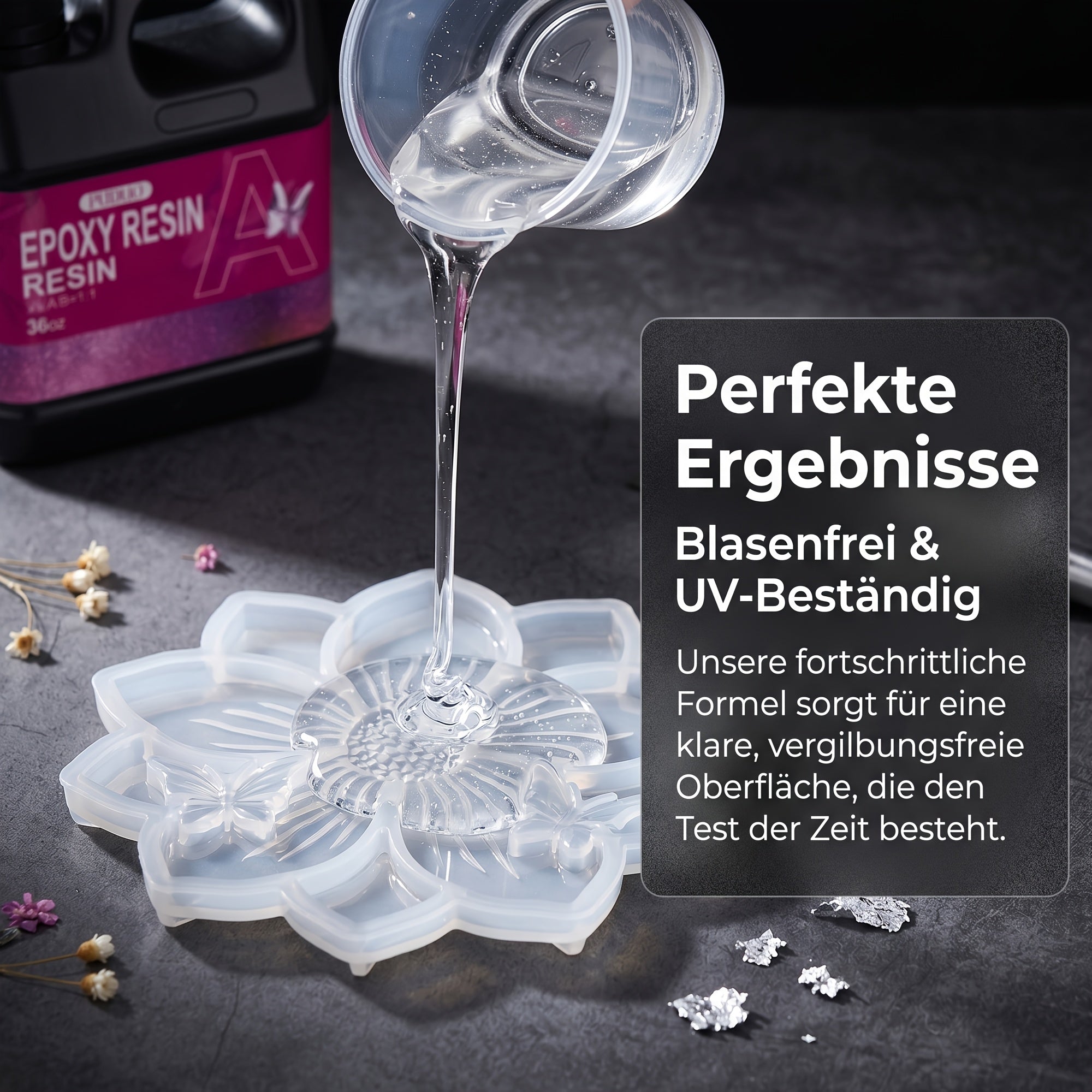 6.39 L Kit de Resina Epoxi para Mesas Perfecto para Proyectos de Manualidades, Kit de Resina Autonivelante Transparente con Mezclador, Sistema de Recubrimiento y Vertido para Madera, Vasos, Fabricación de Joyas, Arte, Recubrimiento, Fundición y Regalos (2