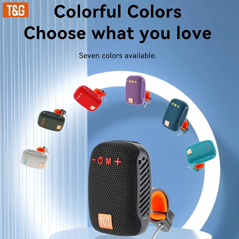 Altavoz Bluetooth | Altavoz sin varillas portátil para ciclismo al aire libre T&G TG392 | Altavoz para bicicleta y motocicleta | Alcance sin