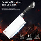 Juego de 9 Cuchillos de Cocina Ultra Afilados, Colección de Cuchillos de Acero Inoxidable con Diseño Ergonómico de Mango, Incluye Bloque para Fácil Almacenamiento y Portabilidad, Ideal para Picar, Cortar y Preparar Frutas, ¡También es un Excelente Regalo!