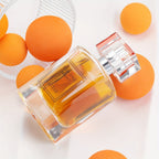 Perfume amaderado para hombre de 50 ml, cedro y pachulí, color ámbar, frasco de cristal exquisito, perfume de larga duración, para realzar el ambiente, adecuado para citas y fiestas, un regalo de festividades para tu novio