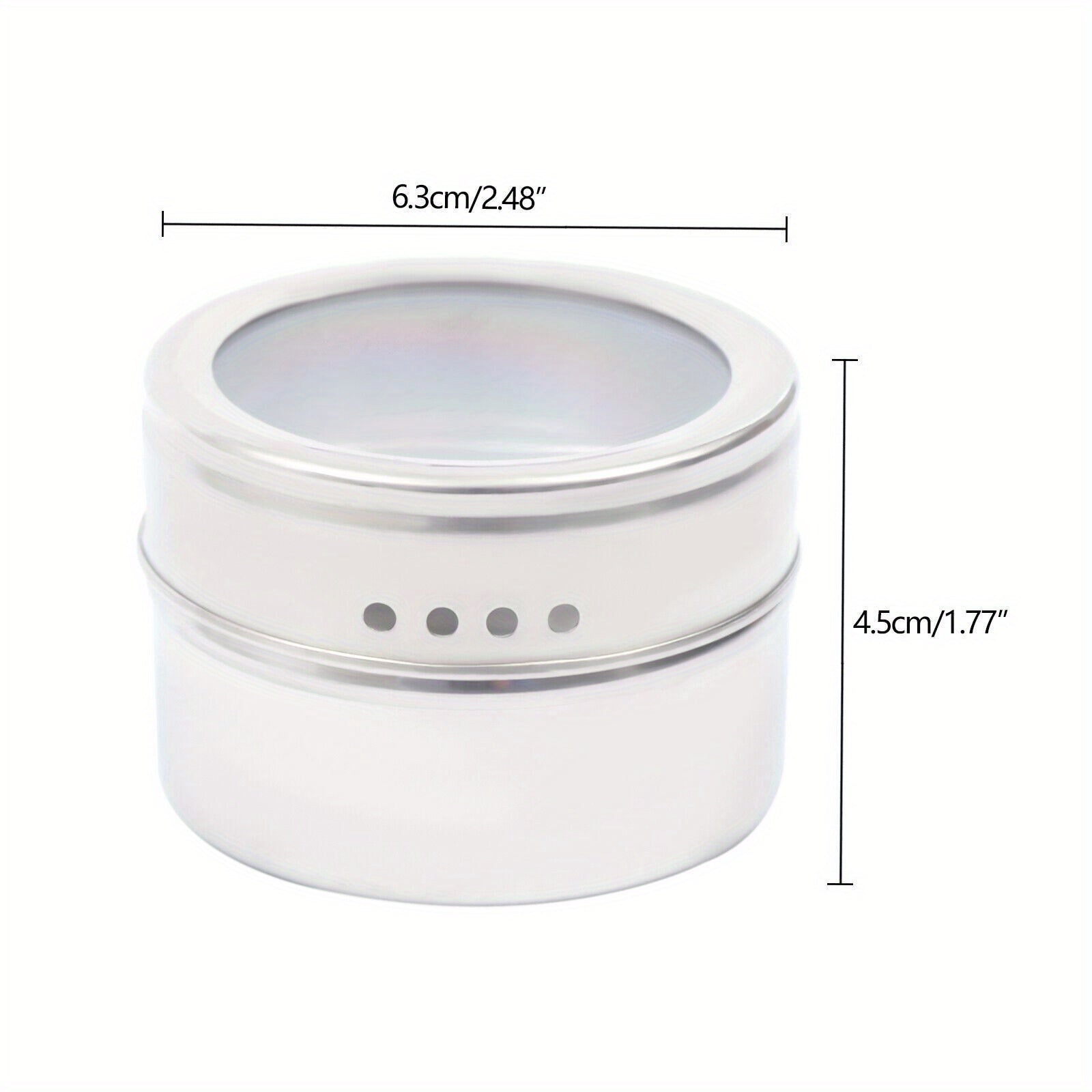 9 piezas de caja de almacenamiento magnética para escritorio de salón, recipiente de acero inoxidable para accesorios de uñas, caja de almacenamiento montada en la pared
