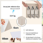 Paquete de 24 Paneles Autoadhesivos de Alta Densidad para Absorción de Sonido, Insonorización de Paredes, Puertas, Techos, Juegos, Decoraciones, Oficinas y Estudios