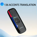 Traductores electrónicos | Dispositivo traductor de idiomas portátil bidireccional instantáneo | Más de 75 idiomas soportados | Traducción de voz
