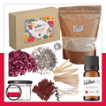 CONJUNTO COMPLETO PARA HACER VELAS DE SOJA DIY PARA NIÑOS, JÓVENES, ADULTOS, REGALO CREATIVO PARA CUMPLEAÑOS Y FESTIVIDADES, RELAJACIÓN, DECORACIONES DE AROMATERAPIA PARA EL HOGAR, 300 GRAMOS DE CERA, 235 MILILITROS CON TAPÓN NEGRO, 10 MILILITROS DE ACEIT