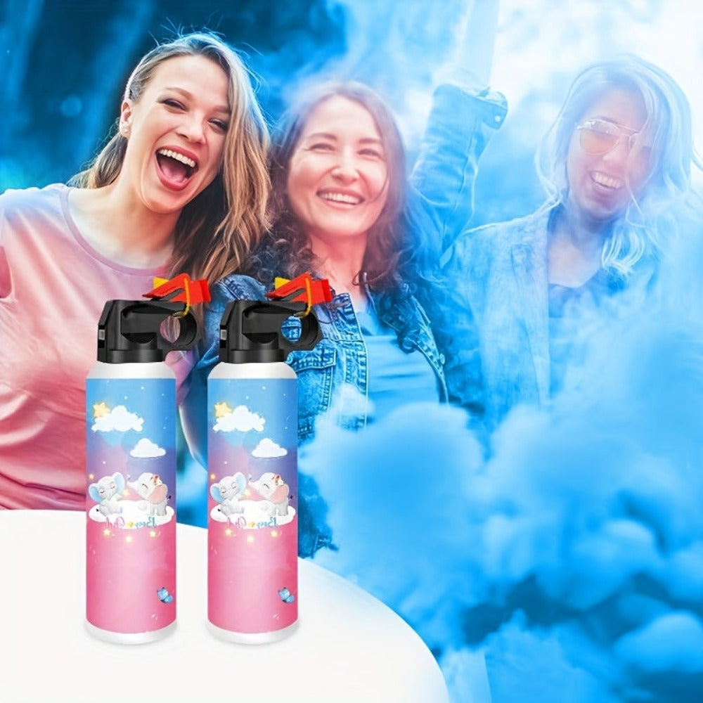 2 Piezas de Confeti para Revelación de Género, Bomba de Humo para Revelación de Género, Suministros de Alta Calidad para Revelación de Género, Regalos de Confeti en Spray para Fiestas, Decoraciones para Fiestas, Ideal para Celebraciones, Festivales y Even