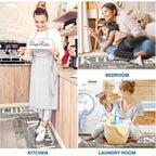 1 alfombra de cocina antideslizante premium - Alfombra de piso de poliéster duradera para cocina - Alfombra de pasillo, baño y cocina lavable y fácil de limpiar, accesorios de cocina - Decoración del hogar