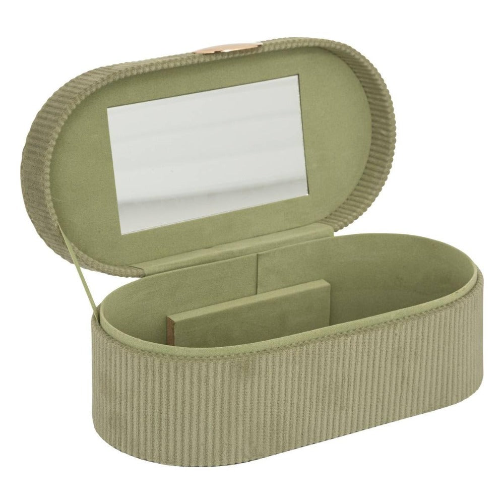 Joyero - Papel - Verde - 25-5x10 cm
