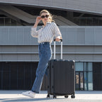 Juego de 5 piezas de equipaje, juego de viaje para trolley de negocios y viajes, cerradura TSA, ruedas de 360°