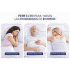 COMFORT SLEEP | Almohada Viscoelástica Aloe Vera con núcleo ajustable y funda transpirable para cuello y descanso diario – Almohada viscoelástica made in Spain para dormir de lado, boca arriba o boca abajo