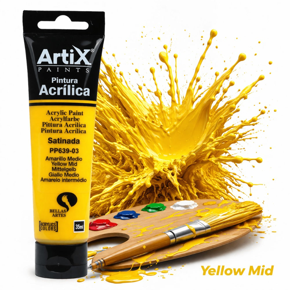 1x Pintura Acrílica 35ml, Colores Surtidos