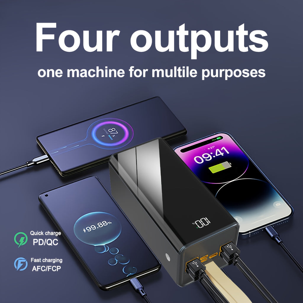 Power bank para carga durante viajes y uso diario | 80000Mah