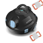 Limpiadora de piscina automática inalámbrica INSE Y10 - Segura para natación familiar (niños y adultos), succión de 27500 Pa, cesta de filtro de gran capacidad de 2.2 L, IPX8, apta para piscinas de más de 2.5 m de profundidad, autoestacionamiento, impresc