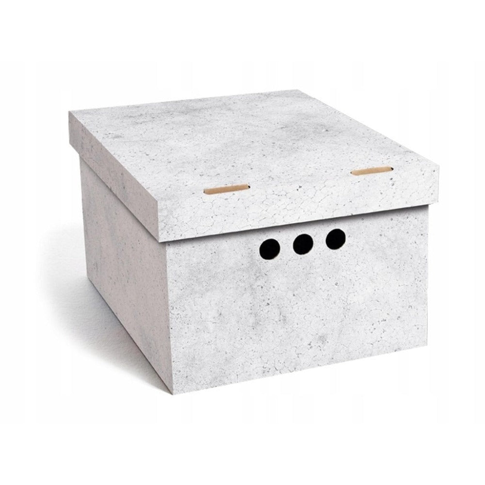 Caja de almacenamiento decorativa de cartón, 1 pieza, con estampado, para ropa, artículos pequeños, documentos, ideal para hogar, oficina o armario, dimensiones: 35x26.3x18.6 cm
