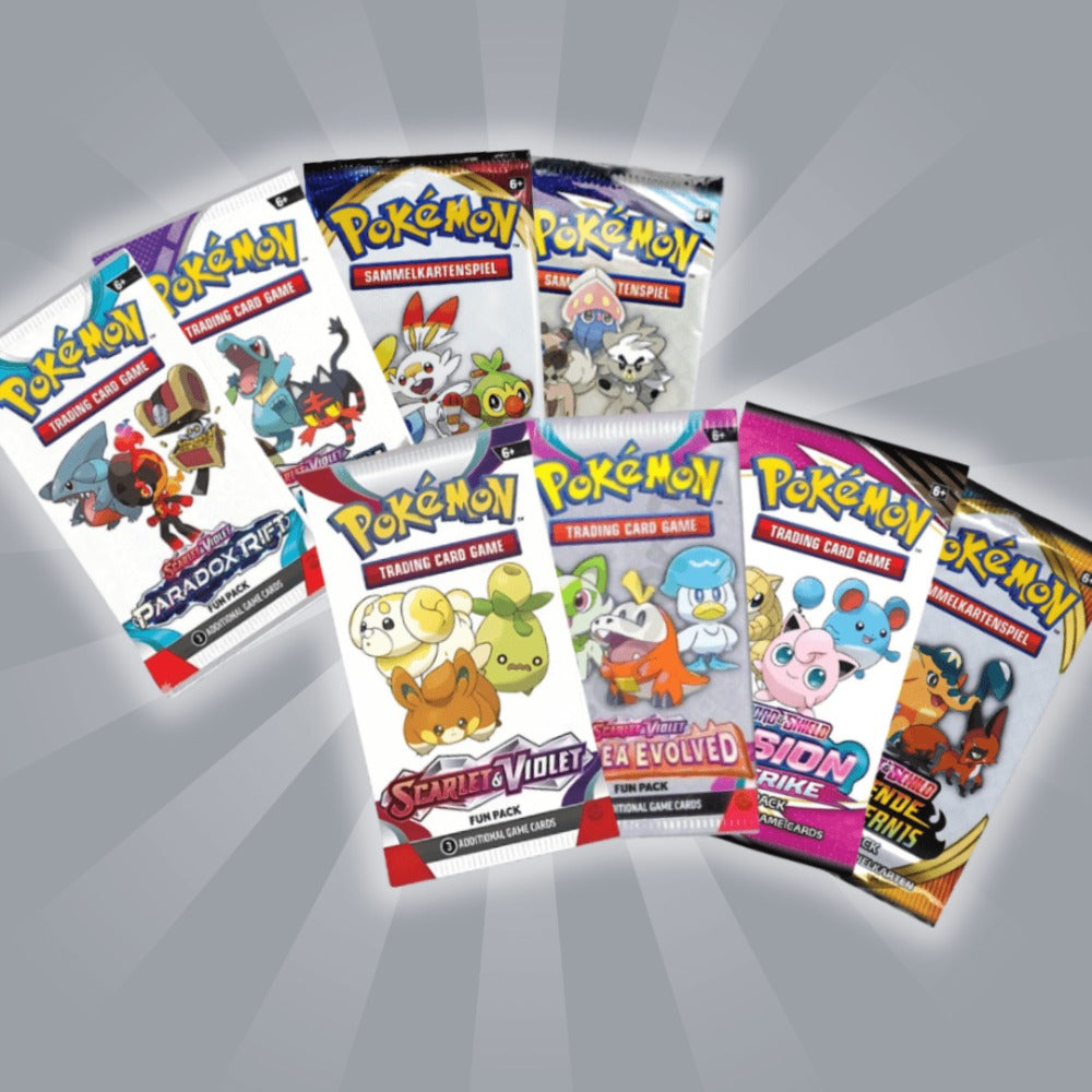 Pokémon Funpack 1 Mini-Pack con 3 Tarjetas Coleccionables Originales de TCG