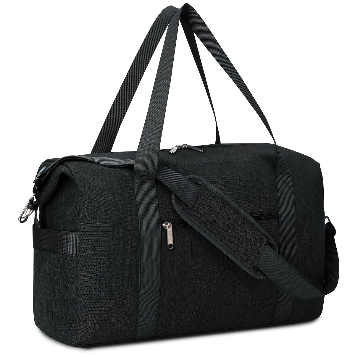 Maleta de Cabina Aprobada por la TSA - Bolso Plegable para Asiento, Compacto y Ligero, Aprobado por Aerolíneas con Bolsillo con Cremallera, Maleta de Viaje Plegable para Negocios y Ocio - Morado, Compartimento Principal Espacioso para Viajes de Una Noche