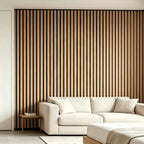 Paquete de 2/4 Paneles Acústicos Autoadhesivos, Tamaño 60*120 Cm, Fieltro Absorbente de Sonido, Diseñados Específicamente para Aislamiento Acústico y Reducción de Eco. Paneles de Pared Decorativos con Diseño de Grano de Madera, Adecuados para Decorar las