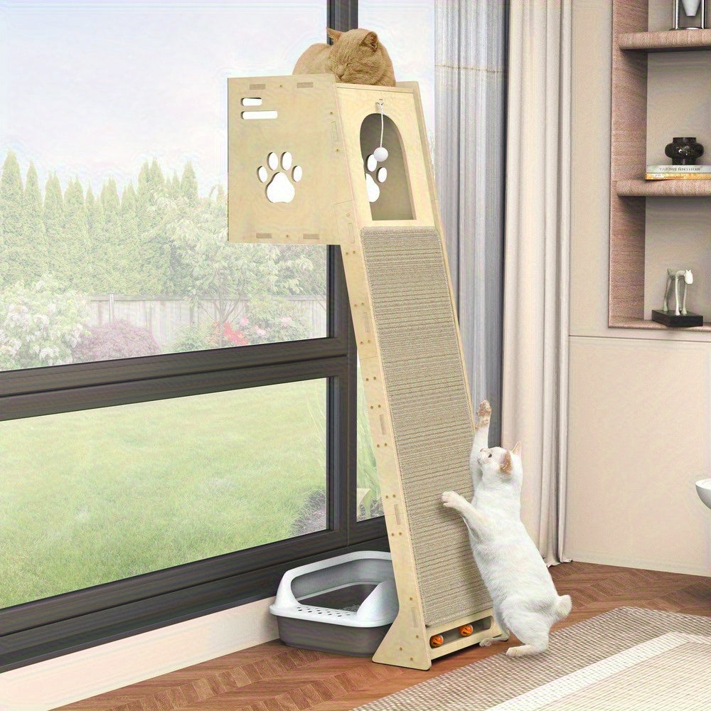 Rascador para gatos 150 cm | Juego y cuidado de las uñas