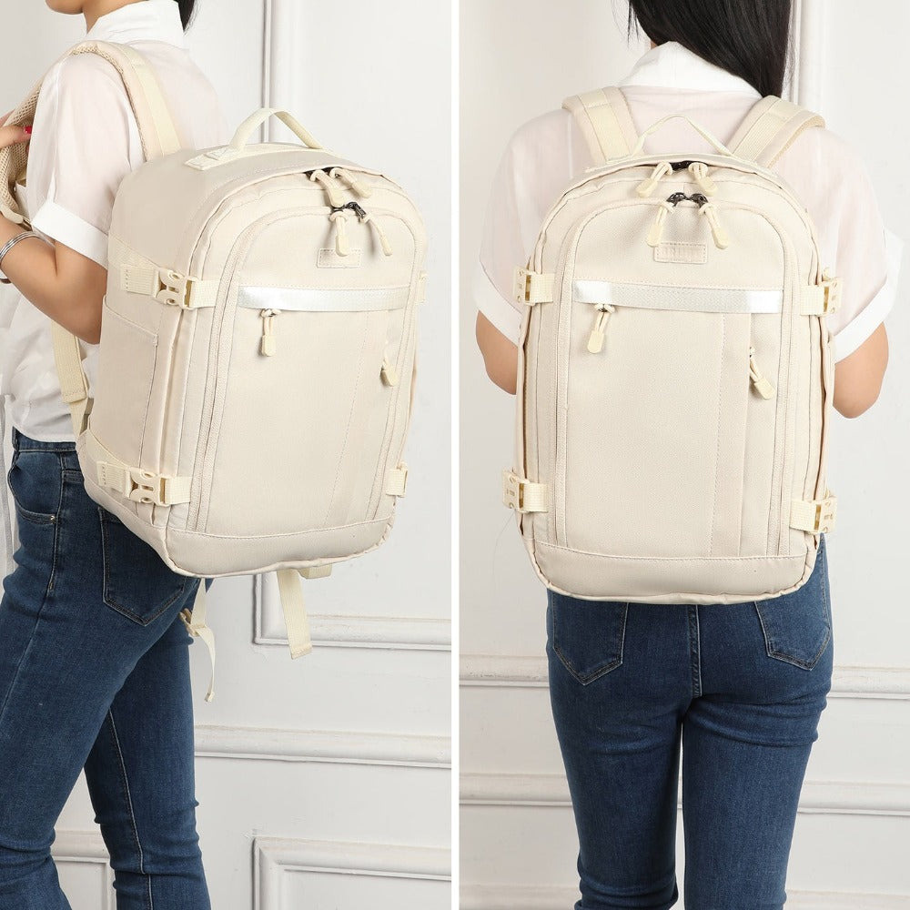 Mochila de cabina 40 x 20 x 25 cm (20 L) | Mochila ideal para viajes en avión | Mochila de cabina para hombre y mujer para el trabajo, viajes, senderismo y escuela