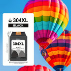 Cartuchos de tinta remanufacturados 304XL compatibles con cartuchos de tinta HP 304XL, reemplazo de color negro para HP Deskjet 2620 2630 2632 3720 3721 3723 3724 3730 y HP Envy 5010 5020 5030 5032 5034 5052 5055