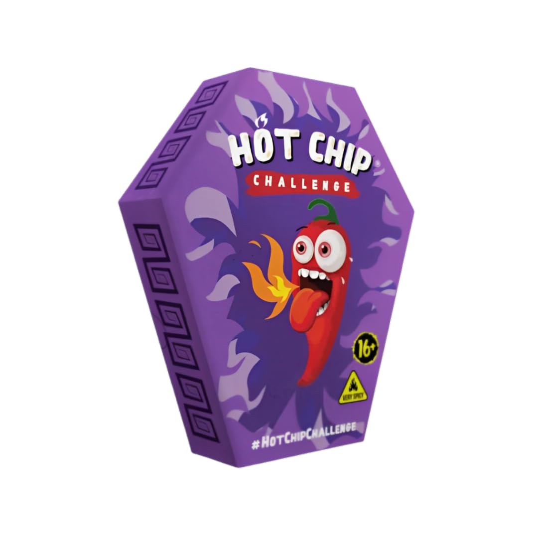 Hot-Chip-Challenge - ¡El Snack Picante Definitivo! 67G de Picante Puro para los Valientes - Perfecto para Desafíos y Fiestas