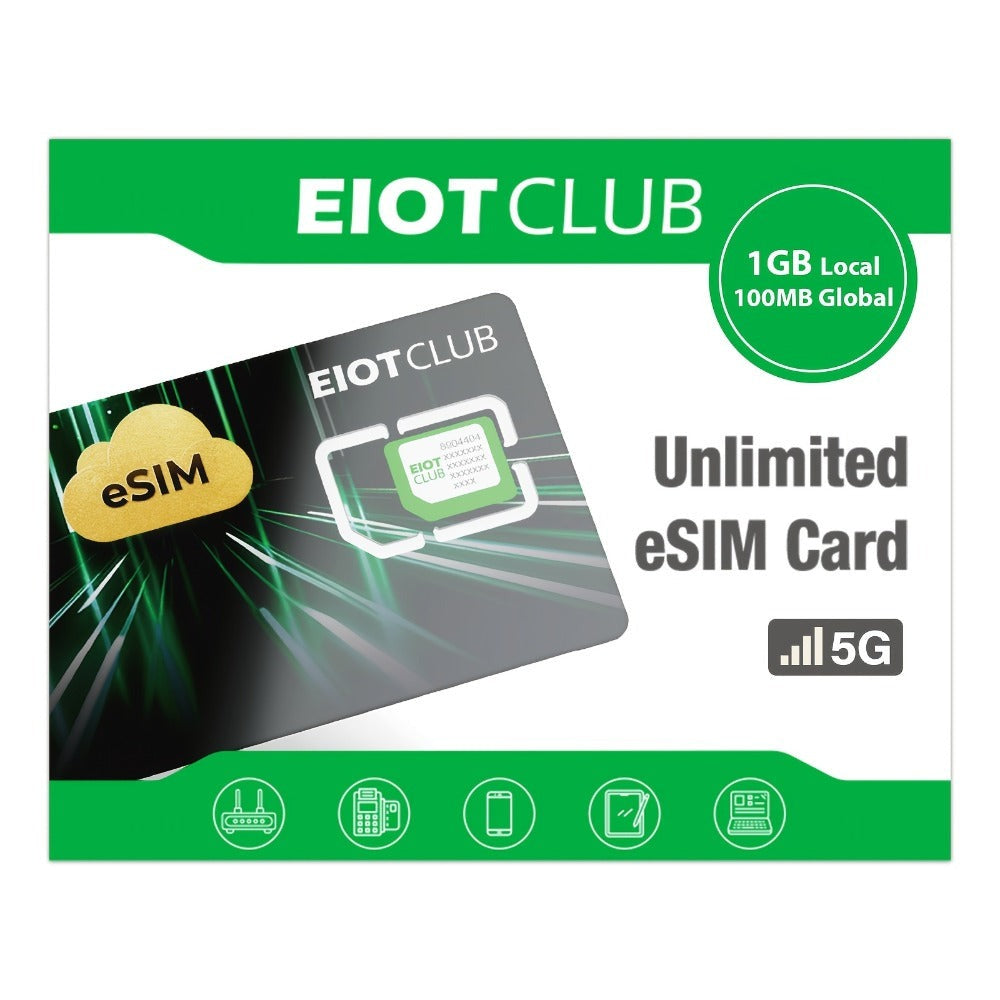 Tarjeta ESIM EIOTCLUB para Smartphones Android, Descargas Ilimitadas, Perfiles y Datos en 33 Países de la UE y Más de 200 Países Mundialmente (Tarjeta Física)
