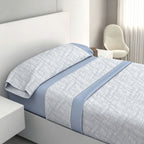 Juego de ropa de cama (Sábana ajustable, Cubrecama, Funda de almohada) | Juego de sábanas estampadas de 3 piezas | Primavera/Verano | Múltiples estilos | Tejido suave | 180cm - Múltiples tamaños disponibles