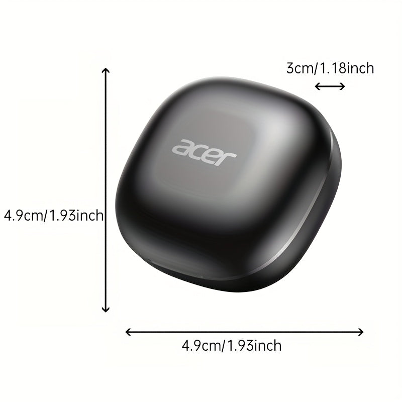 Auriculares Bluetooth | Audífonos Inalámbricos Genuinos de la Marca Acer TWS Deportivos para Correr, Audífonos In-Ear para Dormir, Estilo