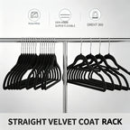 100 Perchas de Terciopelo, Perchas de Fieltro Delgadas y de Alta Calidad, Ganchos Giratorios de 360°, una Solución de Almacenamiento Elegante y Duradera para la Organización del Armario, Abrigos, Suéteres, Trajes, Perchas para Accesorios y Adiciones de Mo