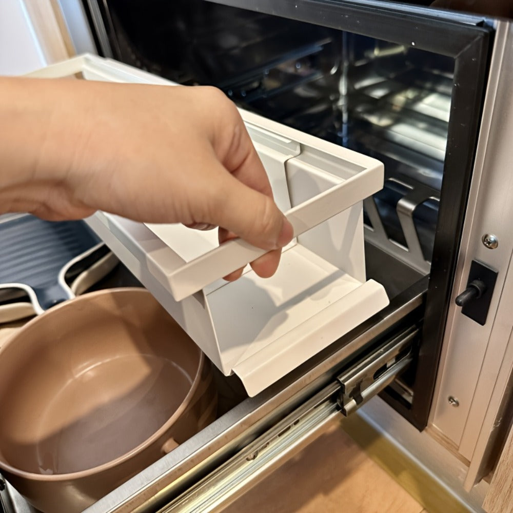 Estante de Especias Expandible, Estante de Metal Multifuncional, Estante de Almacenamiento Retráctil para Varios Botellas y Frascos en la Cocina - Estante de Platos de Un Solo Nivel, Orden y Arreglo, Uso Multiusos, Regalo Perfecto para el Día del Padre