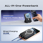 Power bank para carga durante viajes y uso diario | 10000mAh y Plegable