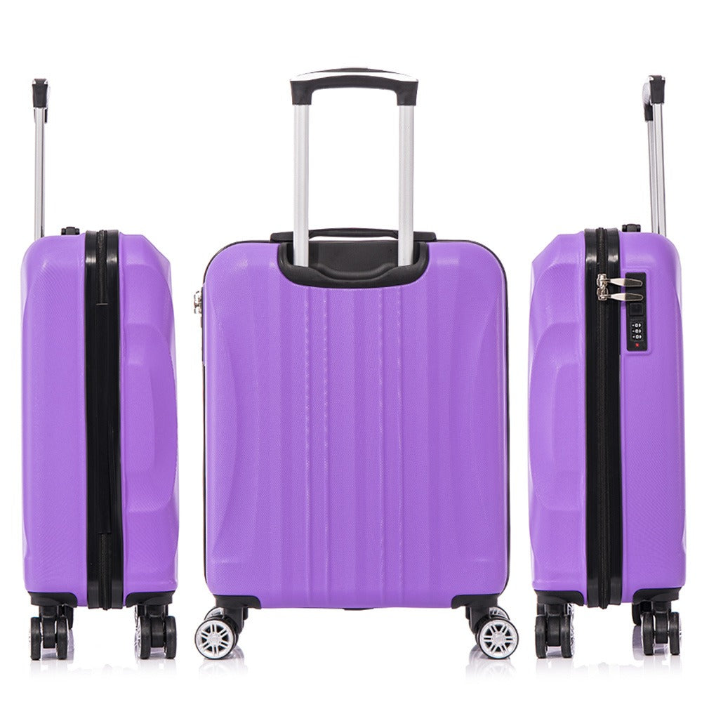 Maleta Cabina ABS 55x40x20cm (44L)- 20 Pulgadas - Negro/Azul/RosaDorado/Plateado/Amarillo/Rojo/Turquesa/Verde/Menta/Morada