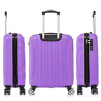 Maleta Cabina ABS 55x40x20cm (44L)- 20 Pulgadas - Negro/Azul/RosaDorado/Plateado/Amarillo/Rojo/Turquesa/Verde/Menta/Morada