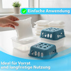 FLOORDIREKT Paquete de Recambios para Deshumidificador de Aire Habo en Paquete de 12 - Bolsas de Recambio de 400g para Deshumidificadores de Habitaciones - para Sótano, Baño y Espacios de Vida - Paquete de Recambios Generoso - Control Efectivo de la Humed