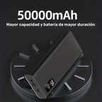 Power bank para carga durante viajes y uso diario | 5W y 50000mAh