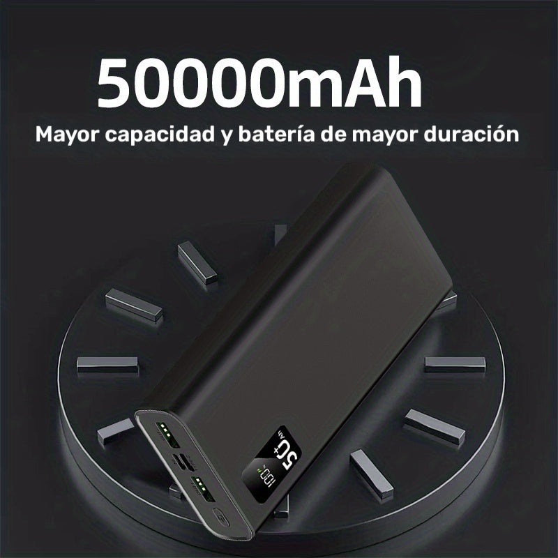 Power bank para carga durante viajes y uso diario | 5W y 50000mAh