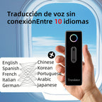 Gadget de traducción de idiomas compacto, traductor bidireccional instantáneo, aplicación de traducción de voz en línea, compatible con 136 idiomas, dispositivo de traducción altamente preciso para viajes, negocios y educación