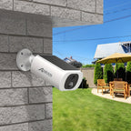 Cámaras de Seguridad Solar ANRAN para Exteriores, Ideales para la Seguridad del Jardín, Módulo Solar Integrado para Alimentación, Inalámbricas y Estables, Detección PIR de Humanos para Protección Contra Visitantes No Deseados, Interacción de Audio Bidirec